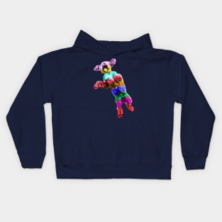 Crazy Rainbow Cockapoo Kids Hoodie